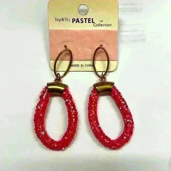Pastels Jewelry - Pink Shimmer earrings